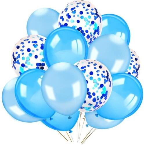 40Pcs 12inch Sequin Gradient Balloon with 20m Ribbon Kids Children Birthday Party Wedding Celebration Decor