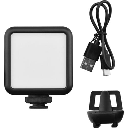 49 5W Mini LED Video Light 2100MAh 5600K±200K Zoom Lighting Photographic Lighting Bright Meeting, Live Vlog Fill Light