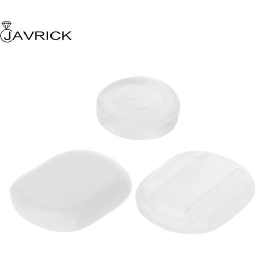 50PCS Clear Comfort Earring Pads Silicone Anti Pain Cushion for Clip On Earrings