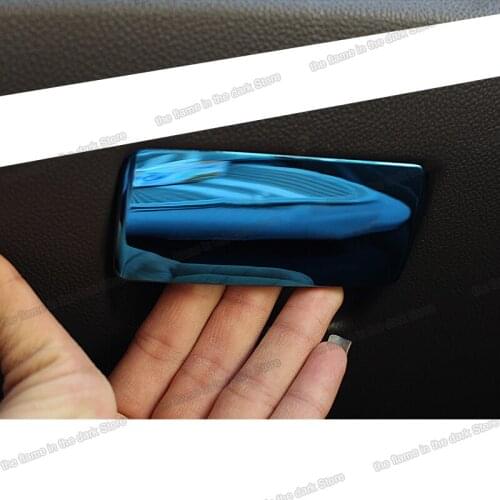 Lsrtw2017 Stainless Steel Car Co-pilot Storage Box Handle Panel for Chevrolet Cruze 2009 2010 2011 2012 2013 2014 2015