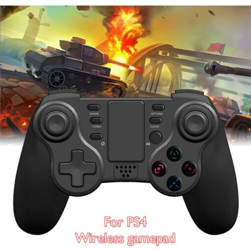 Wireless Gamepad Vibration Controller Shock Joystick PC Game Controller for PS4 Playstation 4 Console Joystick