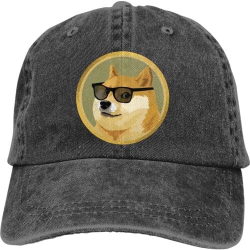Doge Coin Apparel Baseball Cap Men Dogecoin Funny Bitcoin Caps colors Women Summer Snapback Caps