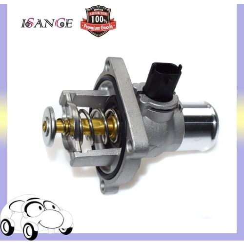 ISANCE Engine Coolant Thermostat Assembly 96984104 55578419 For Chevrolet Cruze Sonic Aveo Pontiac G3 1.8L 2009 2010 2011-2013