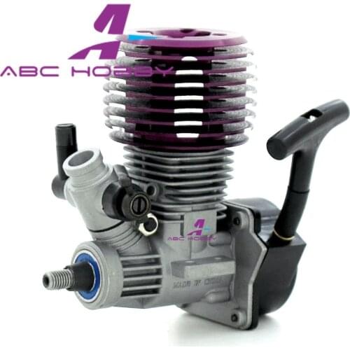ASP 18CQ Two Stroke 2-Stroke methanol Nitro Engine with Pull Starter 2.5cc for 1/10 1/12 RC Car Model RC hobby