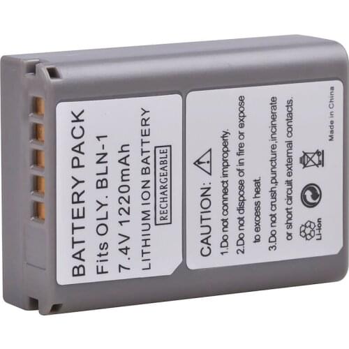 BLN-1 Battery 1220mAh Compatible with Olympus OM-D E-M1, Olympus Pen F, OM-D E-M5, PEN E-P5, OM-D E-M5 Mark II Digital Camera