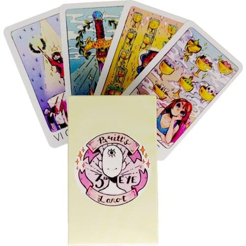 Britts Third Eye Tarot Cards Mystical Guidance Divination Entertainment Partys Board Game Supports Wholesale 78 Sheets/Box