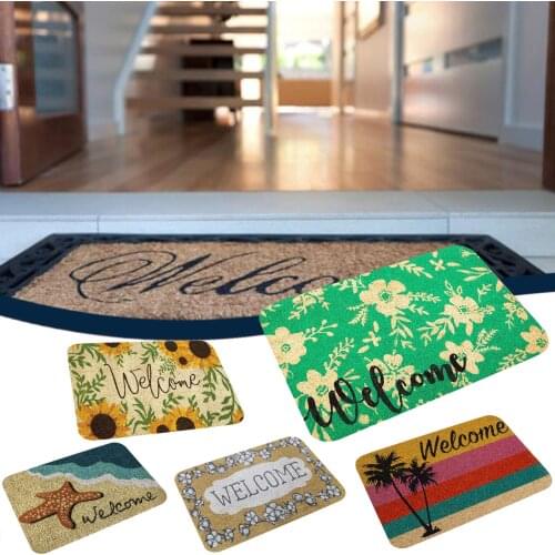 The Door Mat Welcome In Hallway Kitchen Absorbent Mat Foot Mat Soft Non-slip High Quality Practical Durable