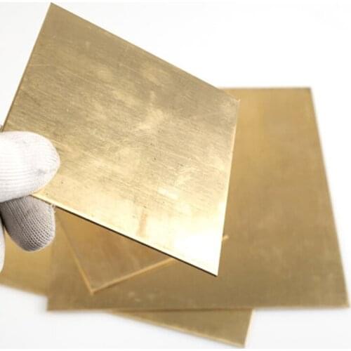 1pcs 100mm-300mm length 2.5mm-4mm thick H62 brass brass plate sheet DIY handmade brassiness piece