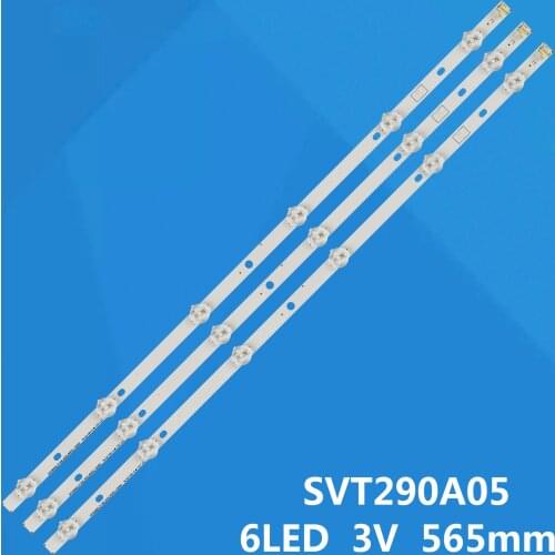 New LED Strip SVT290A05 P1300 6LED REV03 LED BACKLIGHT STRIPS FOR 29P1300VT 565MM
