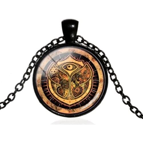 Belgium Tomorrowland Music Festival Cosplay Costume Periphery Necklace Time Gem Glass Pendant Gift Accessories Jewelry