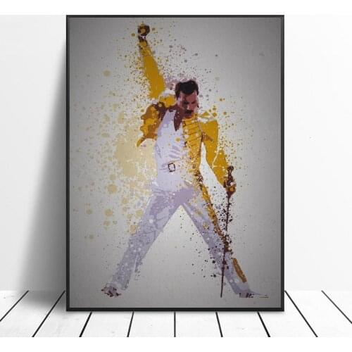 Queen Freddie Mercury Bohemian Rhapsody Canvas Painting Wall Art Print Modern Poster Wall Pictures For Living Room Home Decor