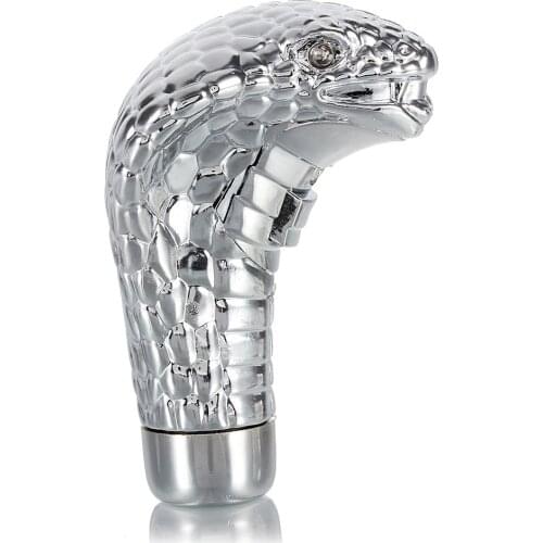 Car Modified Gear Head Cobra Shift Head With Stick Led Eye Manual Gear Shift Knob Auto Gear Shift Knob Head with LED Flash Light