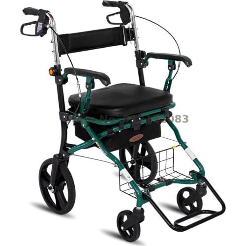Elderly Shopping Carts Can Sit On Lightweight Foldable Trolleys For The Elderly, Portable Grocery Shopping, Small Carts, And Wal