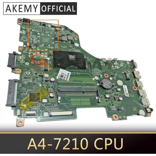 Akemy for Acer E5-522 motherboard Mainboard ZRZ NB.MVH11.001 CPU:A4-7210 DDR3 100% test OK