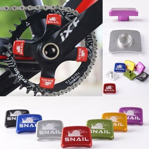 SNAIL Bike Chain Wheel Plate Screws Aluminum Crankset Fixed Nut Chainring Bolts For Mountain Bikes and Road Bicycles