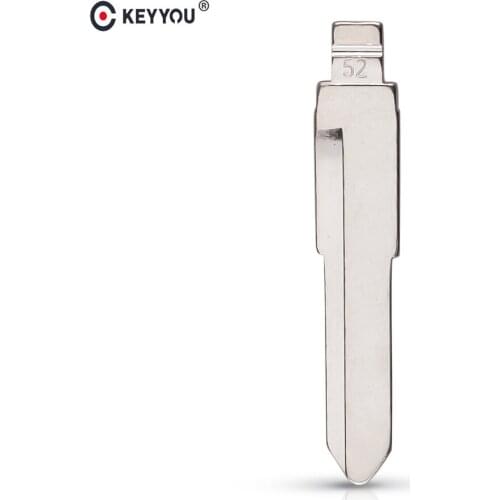 KEYYOU #52 Folding Flip Uncut Key Blade Blank for Suzuki Swift Isuzu No.52 Replacement