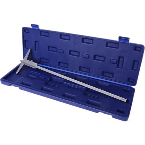 0-150mm/0-200mm/0-300mm Depth Vernier Caliper 0.02mm Accuracy Depth Gauge Depth Measuring Tool A5YD