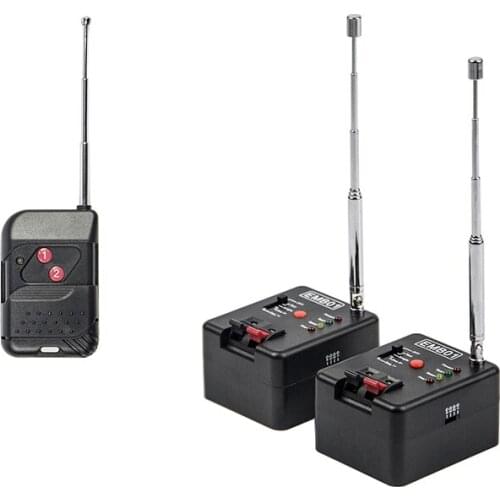 2 Cue Remote Wireless Control Pyro Firing System Cold Fireworks Fountain for Wedding Party Stage