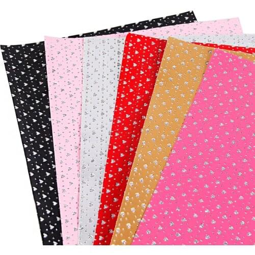 David accessories 20*33cm Valentines Day heart love Synthetic leather fabric hair bow diy decoration crafts 1piece,1Yc3377