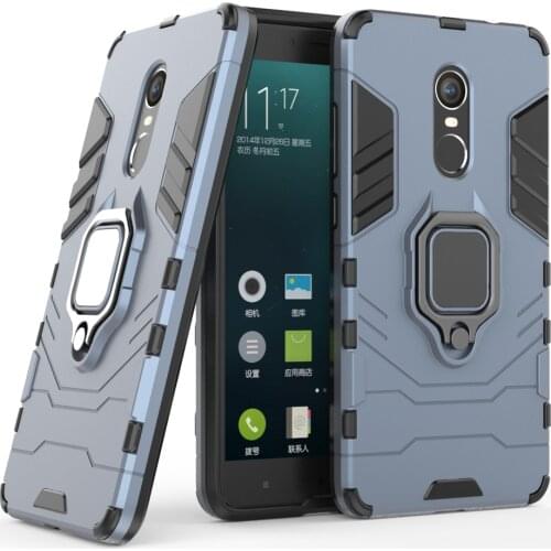 Phone Holder Finger Ring Case for Xiaomi Redmi Note 4 4X Magnetic Armor Shockproof Cover for Xiomi Redmi Note 4x Note4 4 X Funda
