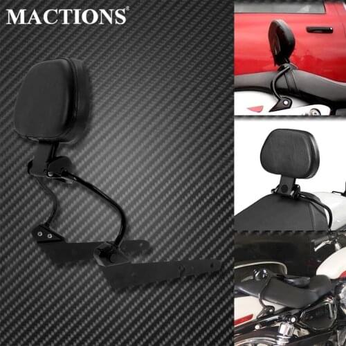 Motorcycle Quick Release Rider Detachable Backrest For Harley Sportster XL883 Super Low XL883L Forty Eight XL1200X Custom 04-21