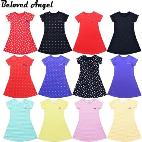 Beloved Angel Girls Summer Dress Kids Clothes Girls Party Wear Children Clothing 13 Style Princess Girl Dresses Hot Sale 1-13T