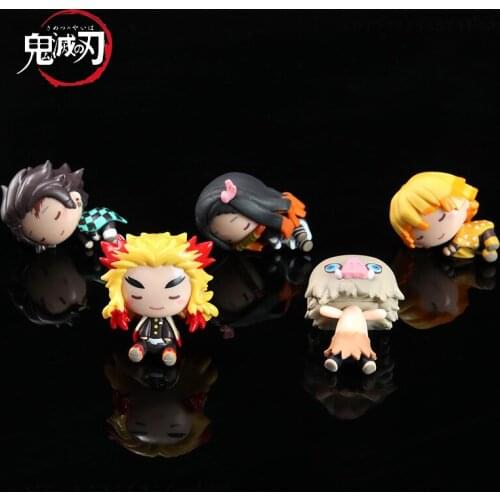Demon Slayer Kimetsu No Yaiba Figure Tomioka Giyuu Hashibira Inosuke Kamado Tanjirou Nezuko Zenitsu Figurine Anime Action Figure