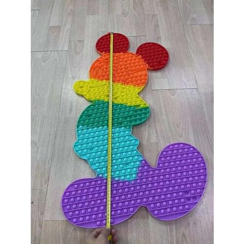 Big Size Pops Fidget toys 10-85cm Rainbow Big push pop bubble XXL dimple antistress Toy Simple Dimmer stress Toy Children Gift
