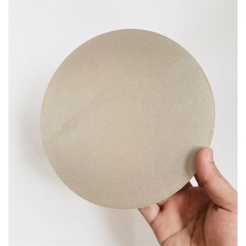 Imperforate 8" inch Diamond Grinding Disc Coated Flat Lap Disk Jewelry Tools