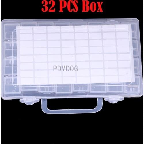 32/60/64 Bottles Square Diamond Painting Storage box Diamond Painting Accessories Beads Container Mosaic Storage boxes Tools