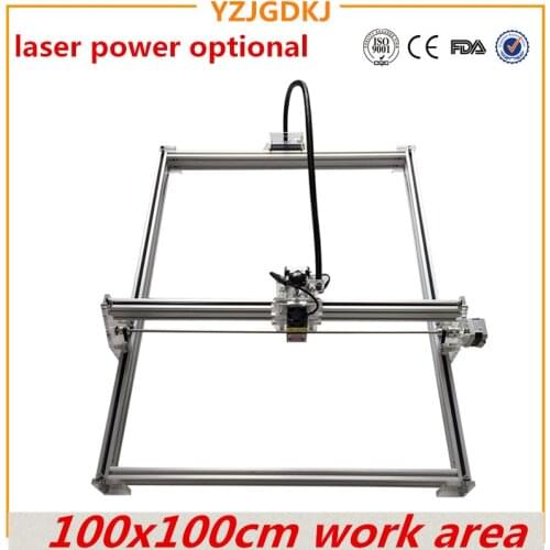 100x100cm work area laser engraving machine ,metal marking laser engraver ,for cutting software easy to use laser power optional