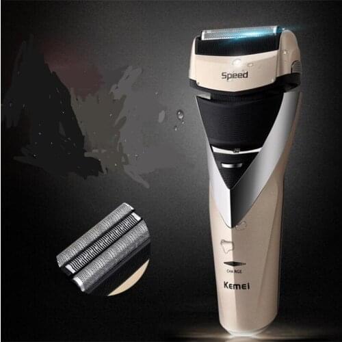 Waterproof Electric 3D Shaver Man Razor Beard Trimmer Men Triple Blade Mustache Shaving Sideburn Whisker Clipper Face Haircut