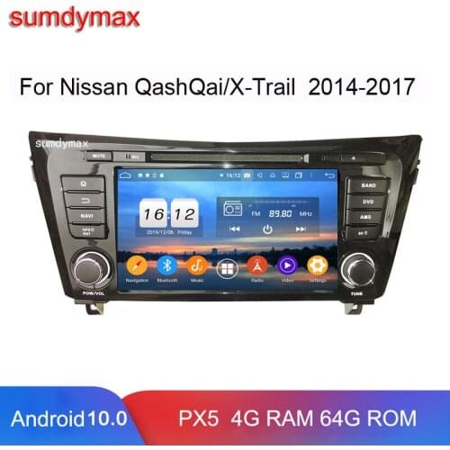 TDA 7851 octa core 4g ram 64g rom Android 10 car multimedia player for QashQai X-Trail 2014 2015 2016 car audio stereo wifi DSP