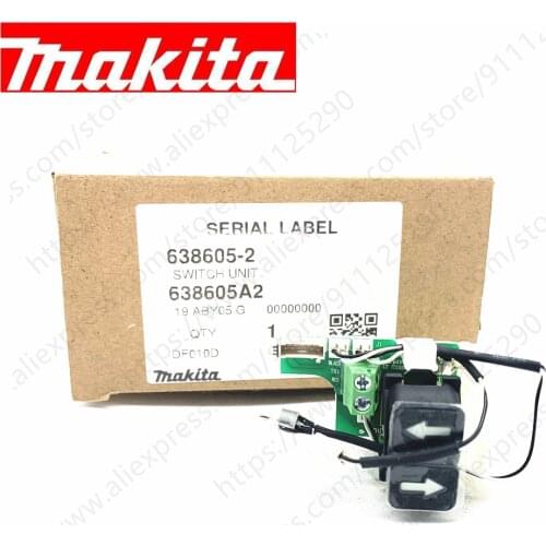 Genuine Switch For Makita DF010D DF012D DF010DSE 638605-2