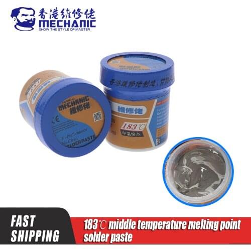 MECHANIC XGSP200 Soldering Paste Flux Solder Tin Sn63/Pb37 For Soldering Station Iron Circuit Board SMT PCB Repair Welding Paste