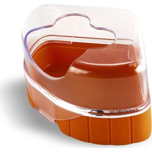 Transparent Hamster Bathroom Container Sandbox Gerbils Plastic Sand Dry Toilet H55A