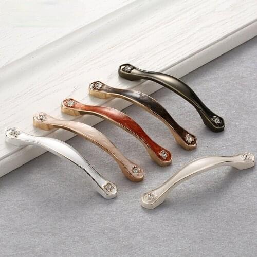 Ivory White Cabinet Handles Kitchen Cupboard Door Pulls Amber Red Drawer Knobs European Fashion Furniture Handle Hardware