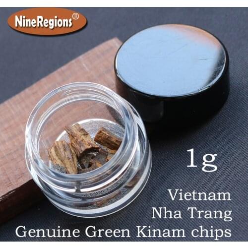 1g Top quality Genuine Vietnamese Nha Trang Green Kyara chips incense oudh aloes wood scents kinam fragrance