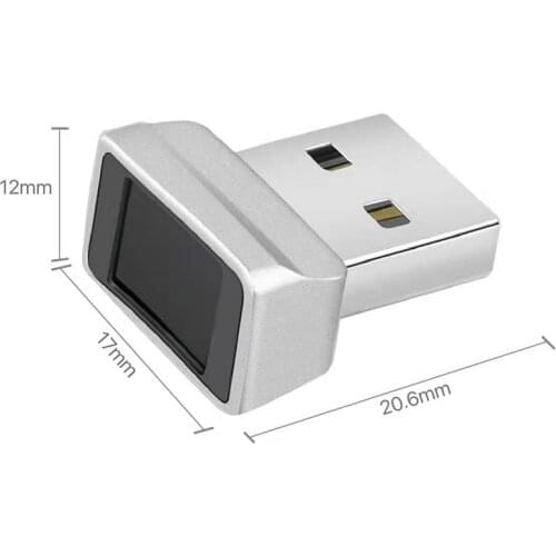 2021 New USB Fingerprint Reader Module for Windows 10 Hello, Biometric Scanner padlock for Laptops & PC