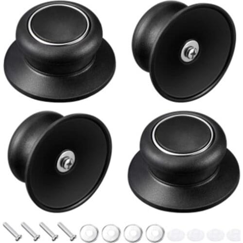 4 Sets Pot Pan Lid Top Replacement Knob Kitchen Saucepan Cover Holding Handle