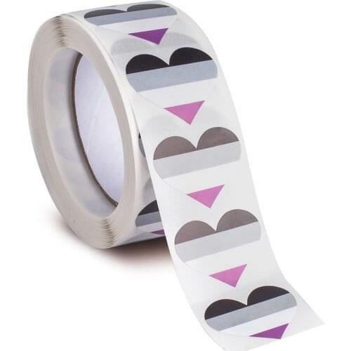 500PCS Stickers 25mm Asexual Paper Sticker Label Packaging Seals Crafts Favor Tag Toppers Labels