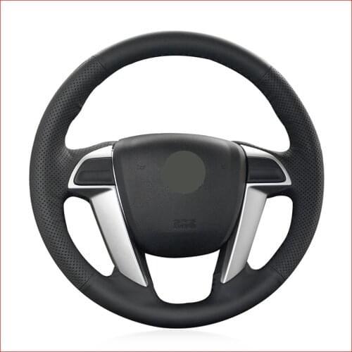MEWANT Artificial Leather Car Steering Wheel Cover for Honda Accord 8 2008-2012 Odyssey 2011-2017 Crosstour 2012 Pilot 2009-2015