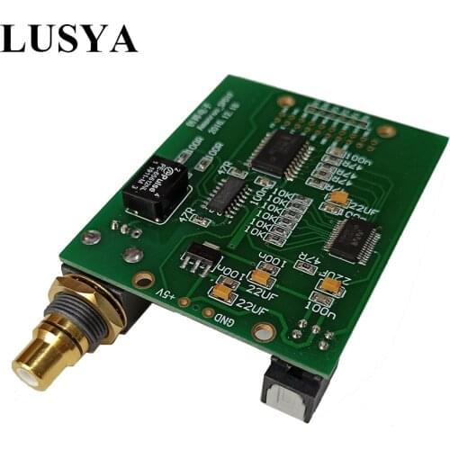 Lusya WM8805 USB Amanero Module Digital Interface IIS I2S To Coaxial IIS I2S To Optical Fiber Interface To Coaxial Board T0109