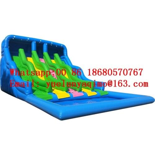 China Guangzhou) inflatable slides,Castle slides Inflatable water slide BYSW-146