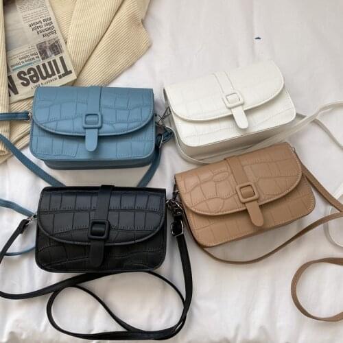 Mini Handbags Women Bags Designer Crossbody Bag Alligator Pattern Cover Buckle Shoulder Fashion Ladies Office Bag Bolsa De Mujer