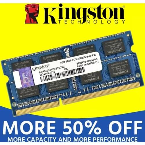 Kingston notebook Laptop RAM Memoria Module DDR2 800 667 MHz PC2 6400S 1GB 2G 2GB 4G 4GB 8GB DDR3 1333 1600 MHz PC3-12800