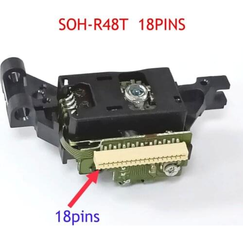 Original new SOH-R48 SOHR48 SOH-R48T SOHR48T 18PINS CD laser lens