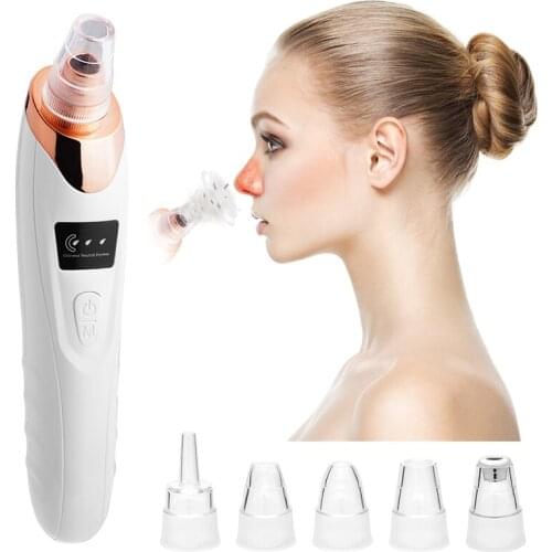 Blackhead Remover Vacuum Acne Pimple Black Spot Suction Electric Facial Pore Cleaner Skincare 6 Kinds of Heads Beauty Instrument