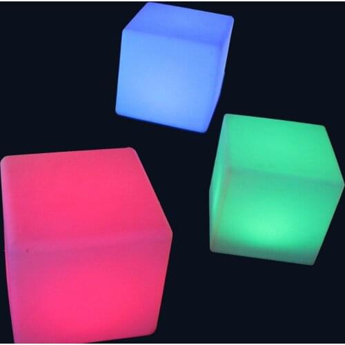 Led cube 40cm / magic led cube / Wedding Decoration Cube Stool free shipping 3pcs/Lot