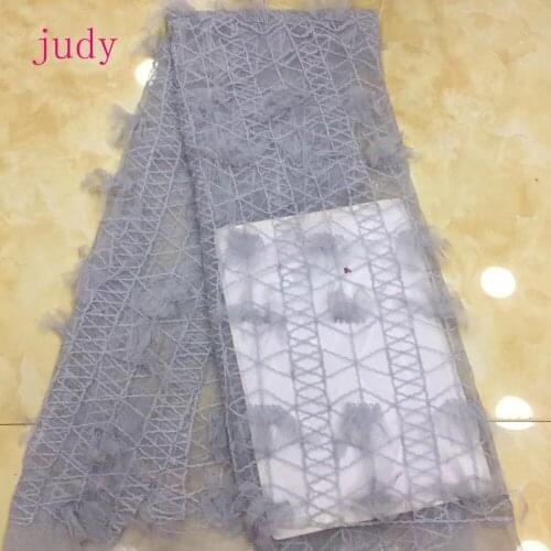 Stock 5yards/bag XX17# 4-colour plaid embroidery bouffant mesh fringed fabric used in wedding dresses Free shipping